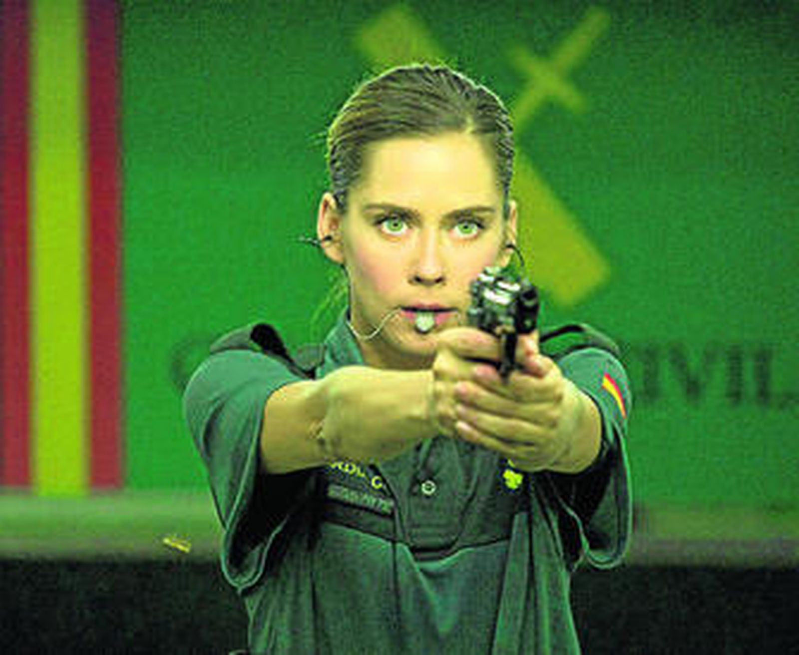 María León, en una escena de 'Cuerpo de élite'.