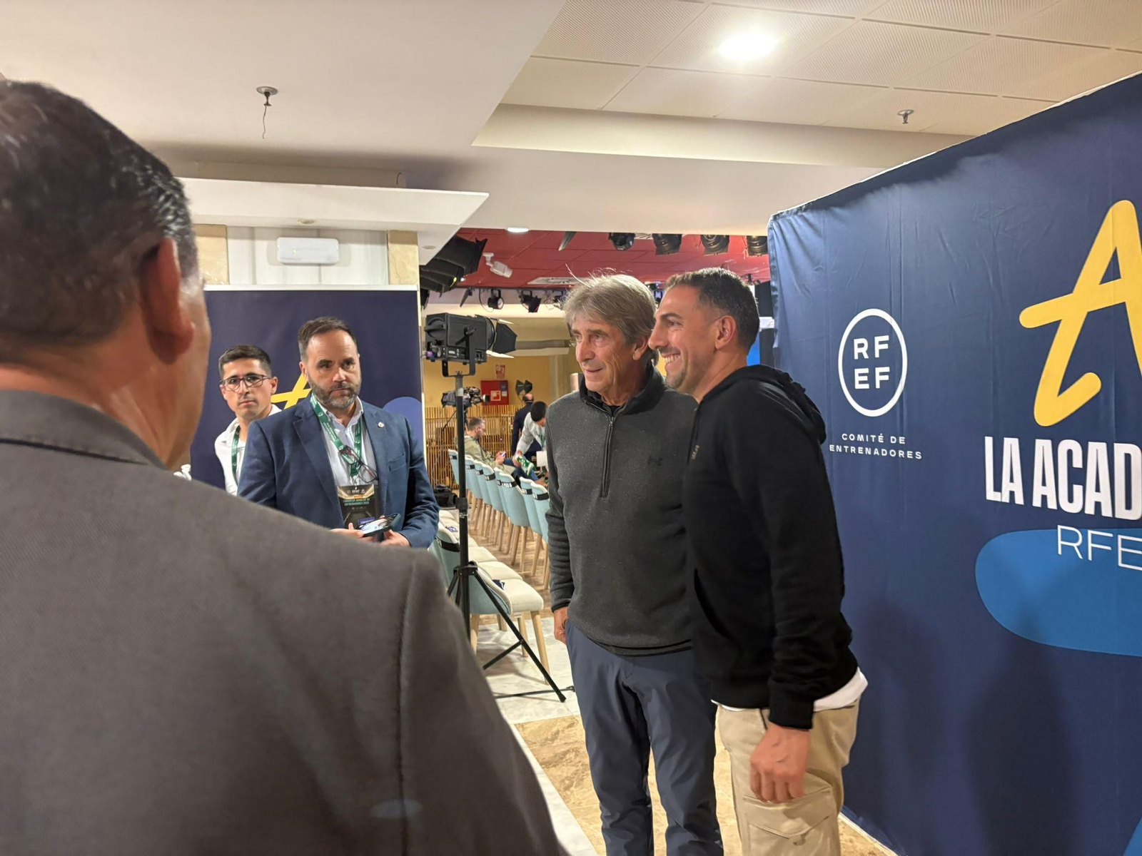 Las fotos de Manuel Pellegrini en su visita a Málaga