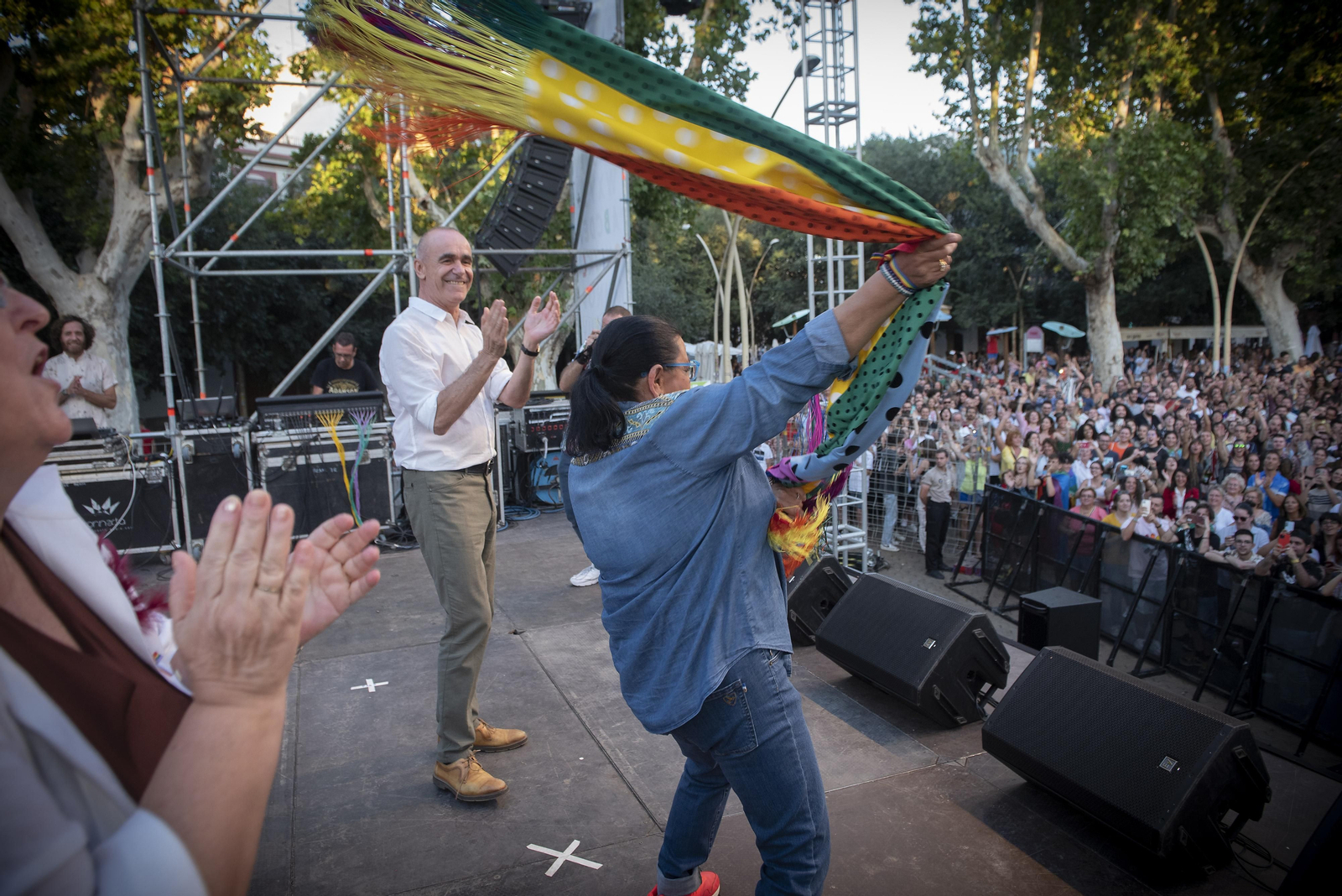 Las imágenes del pregón de María del Monte del Orgullo en Sevilla 2022