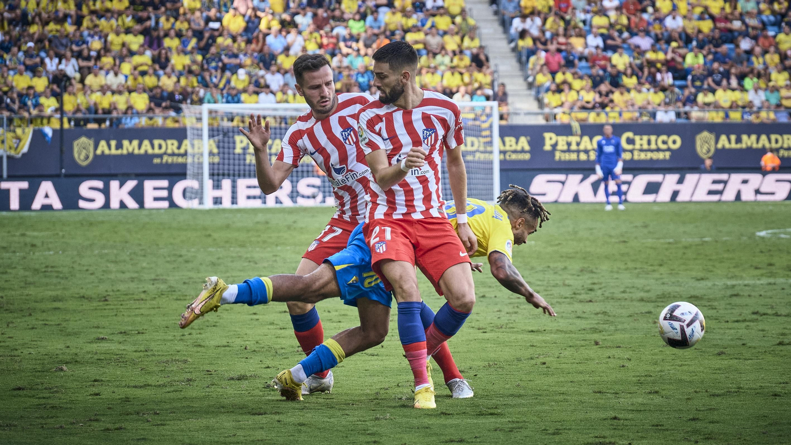 Partido de la victoria del Cádiz CF sobre el Atlético de Madrid