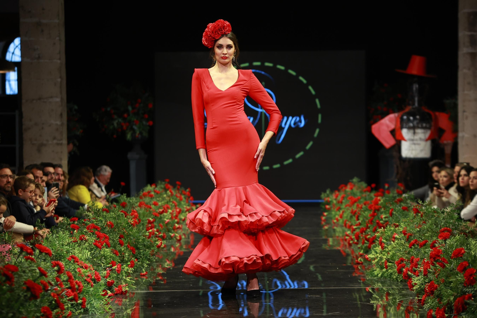 Desfile de Isabel Avedú en la Pasarela Flamenca Jerez Tío Pepe 2023