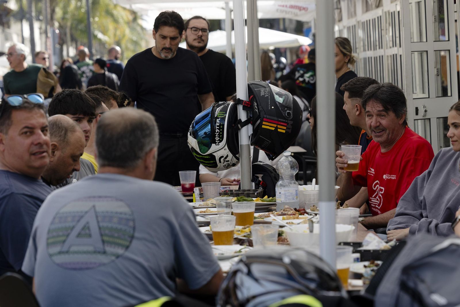 Las imágenes del viernes de Motorada en El Puerto por el Gran Premio de Motociclismo de Jerez 2025