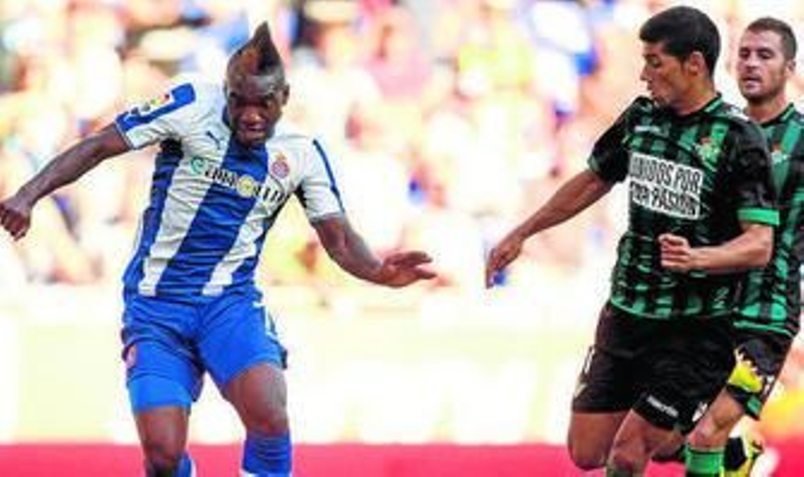 Thievy, en un encuentro ante el Betis.