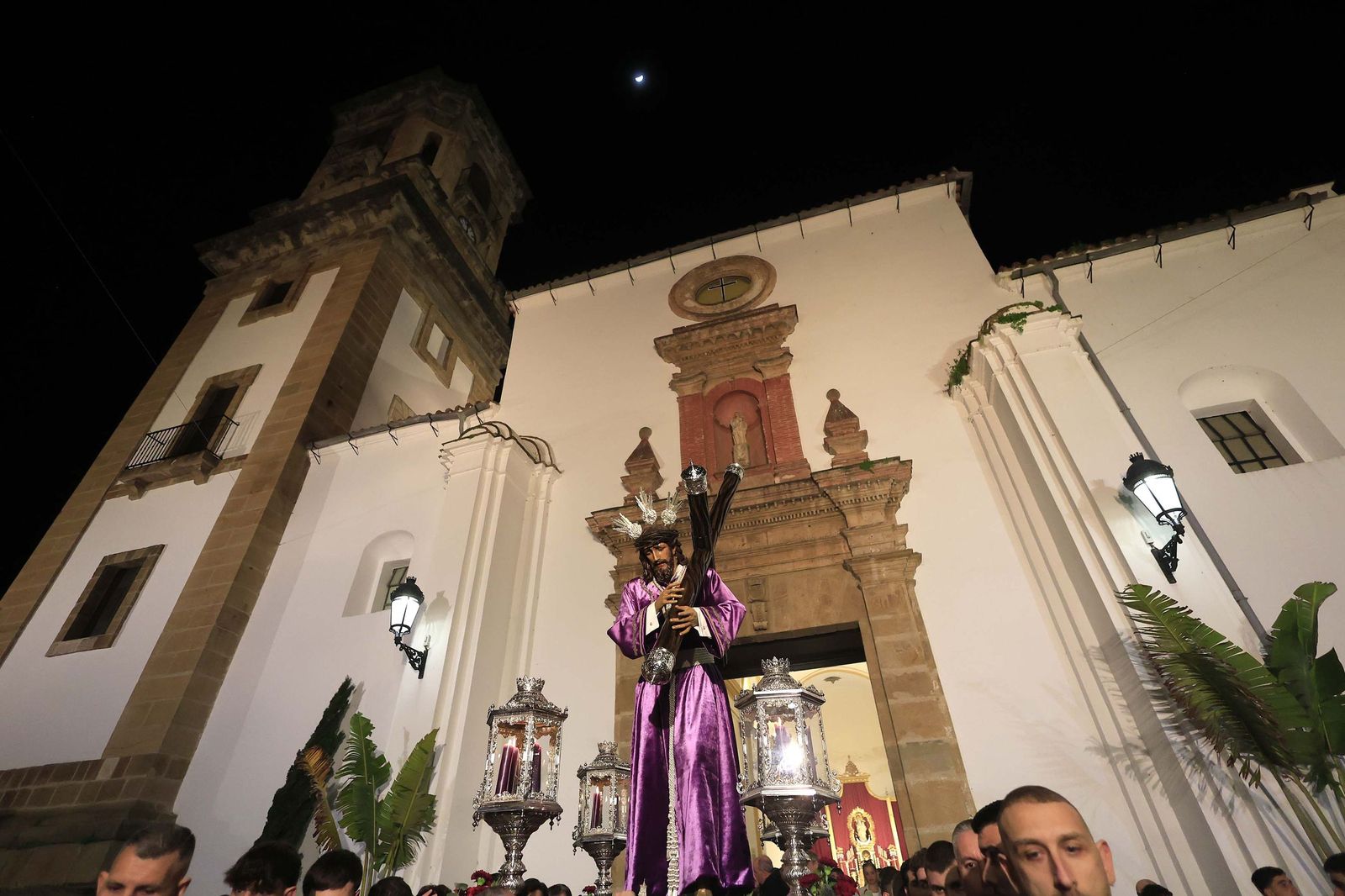 Las fotos del Nazareno en el Vía Crucis Oficial del Consejo de Hermandades de Algeciras