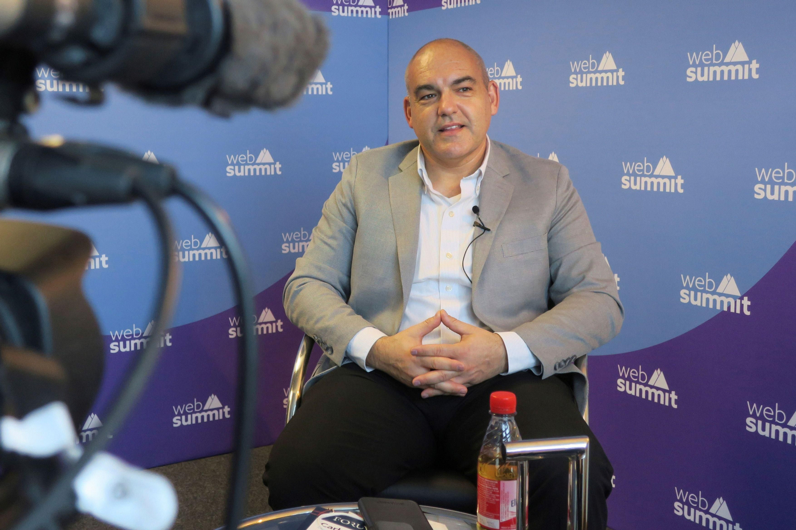 García Galán, ayer, en Lisboa.