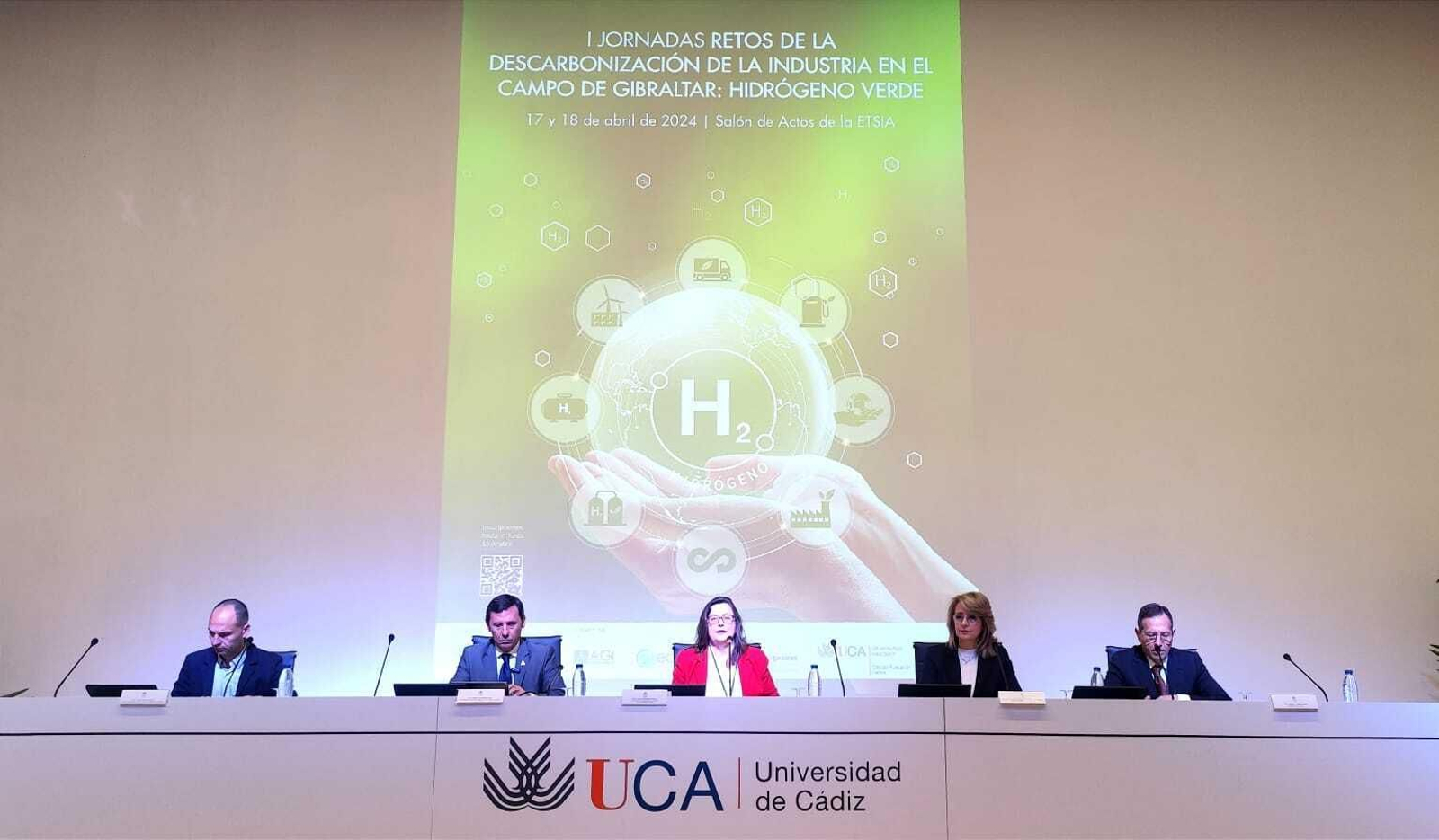 Un momento de las jornadas sobre la descarbonización y el hidrógeno verde.