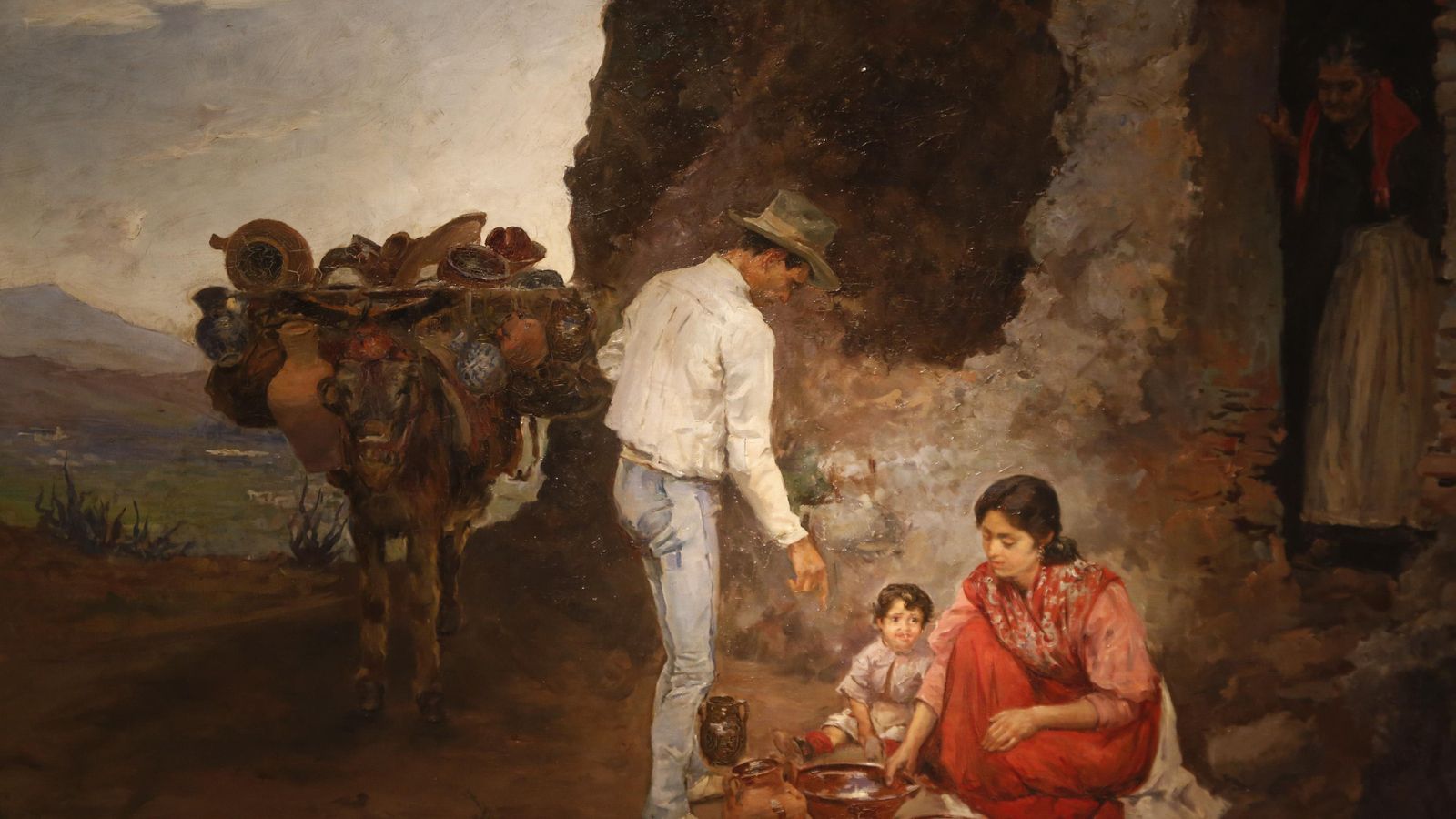 Una estampa de la Granada del siglo pasado.