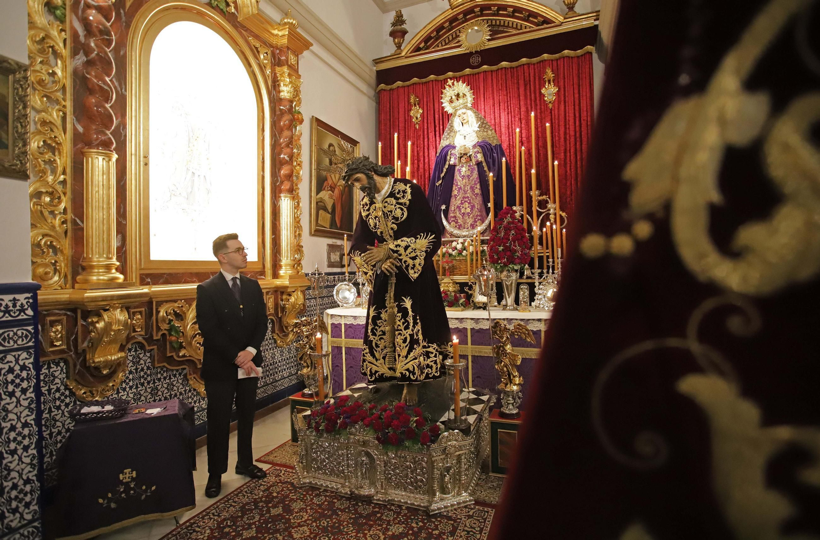 El Solemne besamanos a Jesús del Gran Poder de La Línea, en imágenes