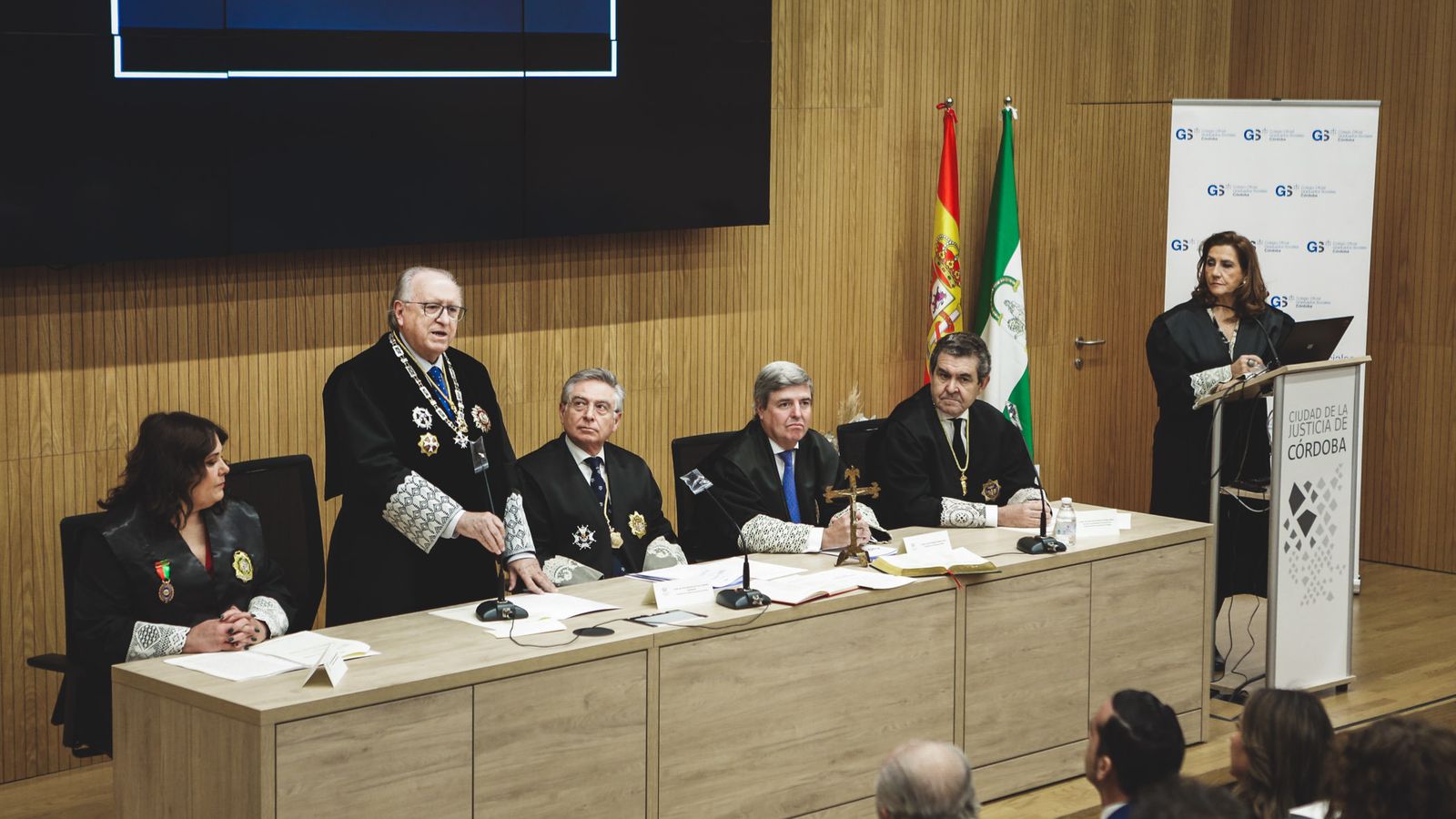 Intervención de José Blas Sánchez Fernández, presidente del Consejo Andaluz de Colegios Oficiales de Graduados Sociales y presidente de honor del Consejo General