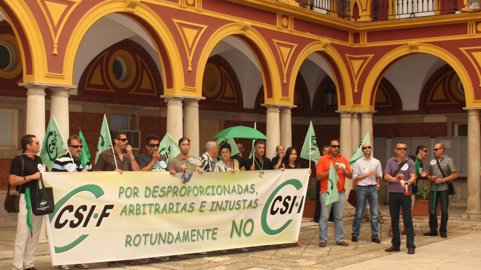 Una de las manifestaciones de CSIF.