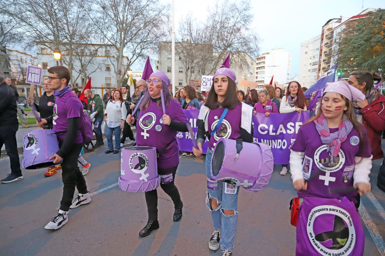 Imágenes de la manifestación del 8 de marzo, Día Internacional de la Mujer