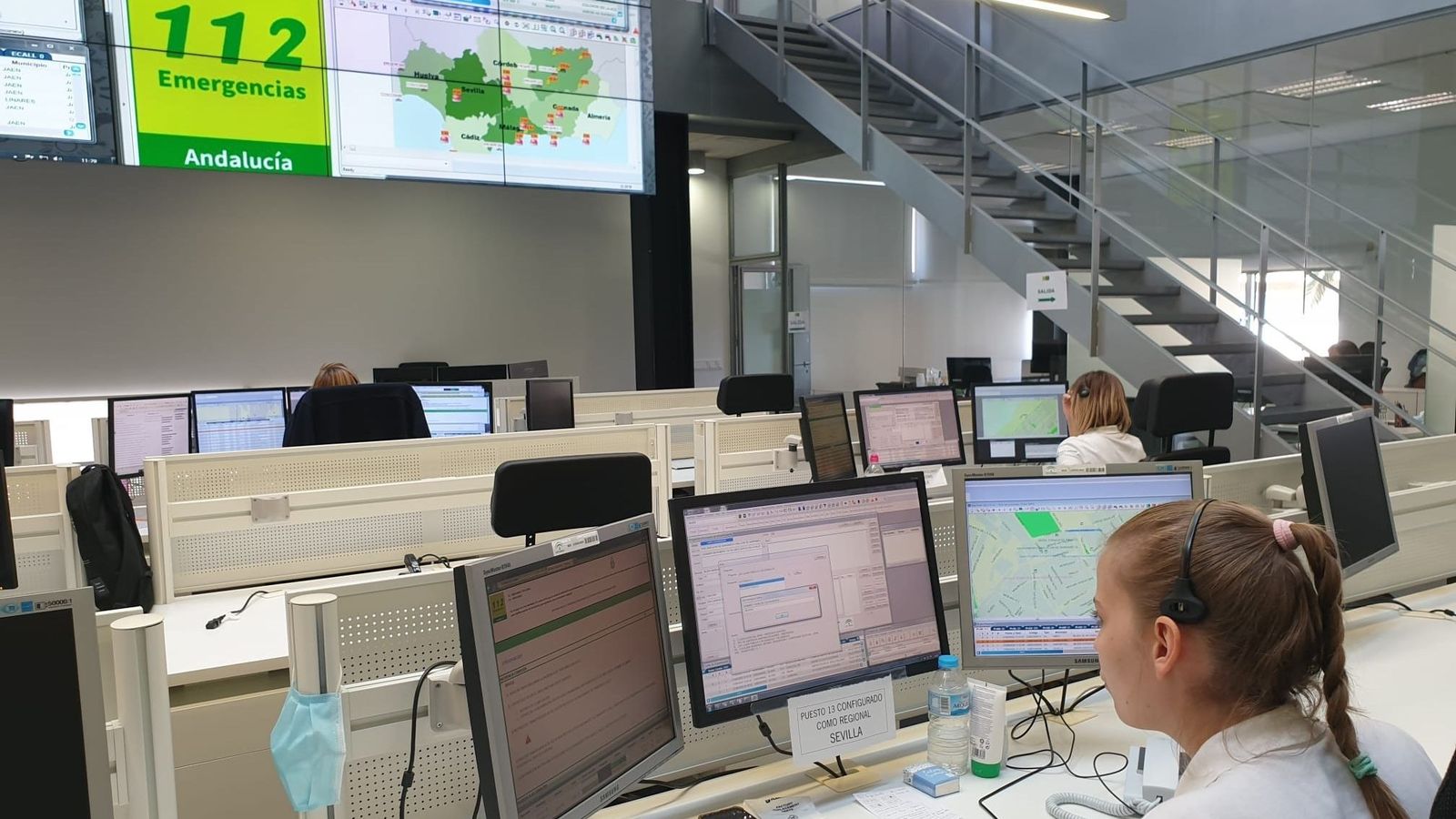 Una sala de Emergencias 112.