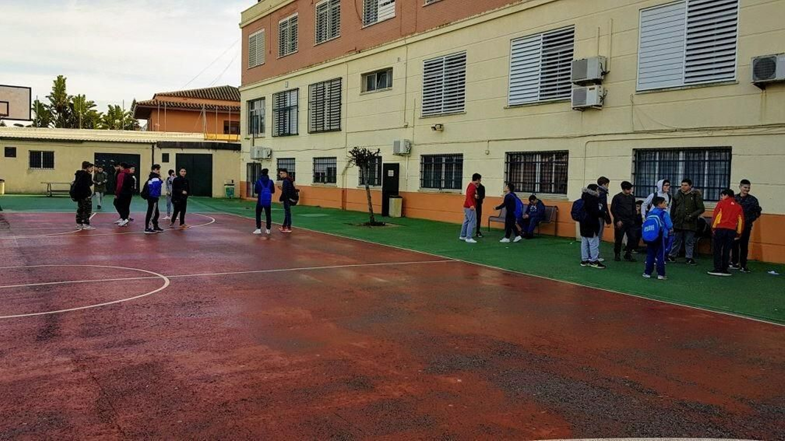 Instalaciones del IES Doñana de Sanlúcar, antes de la pandemia.