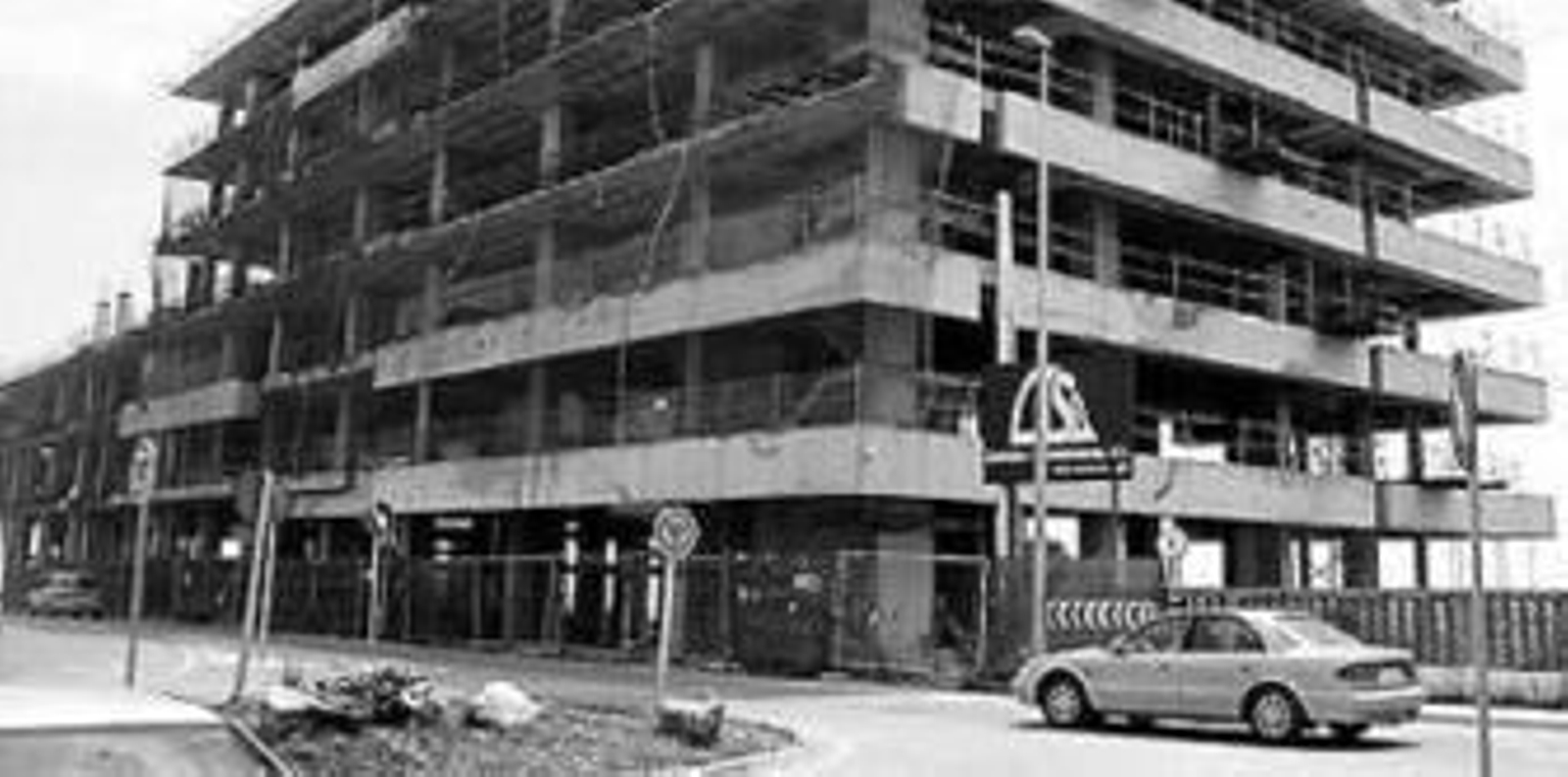 Imagen de la estructura que será derribada.