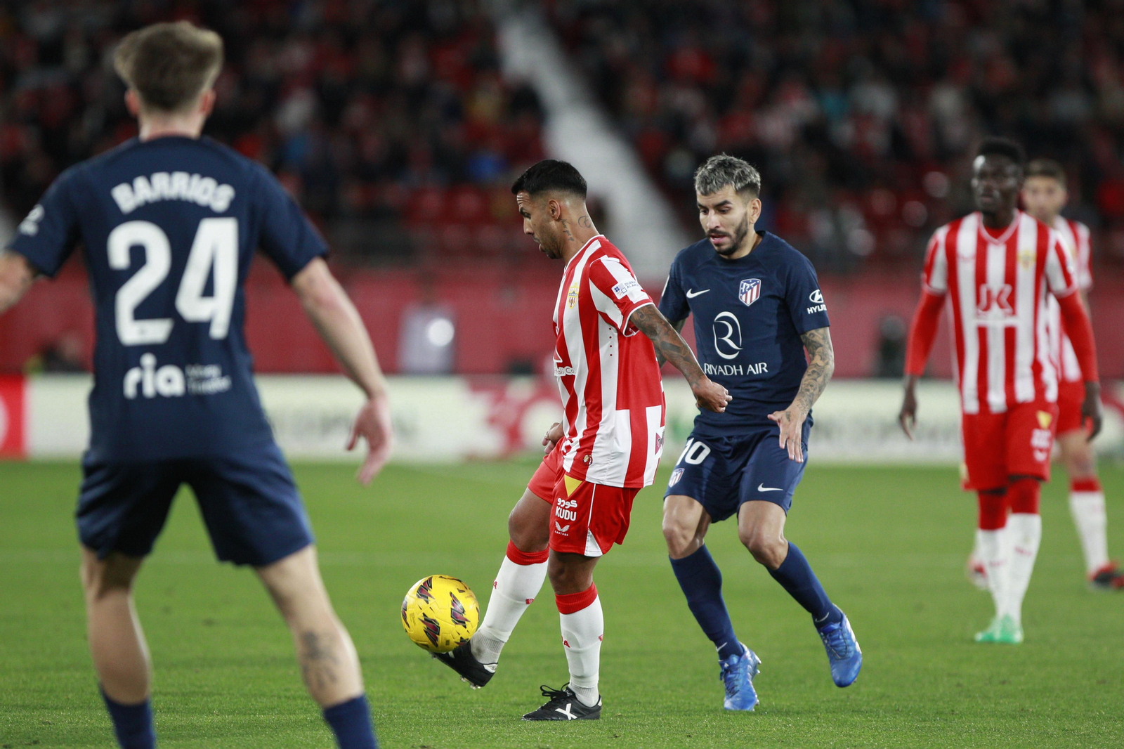 Las mejores imágenes del partido U.D. Almería-Atlético de Madrid