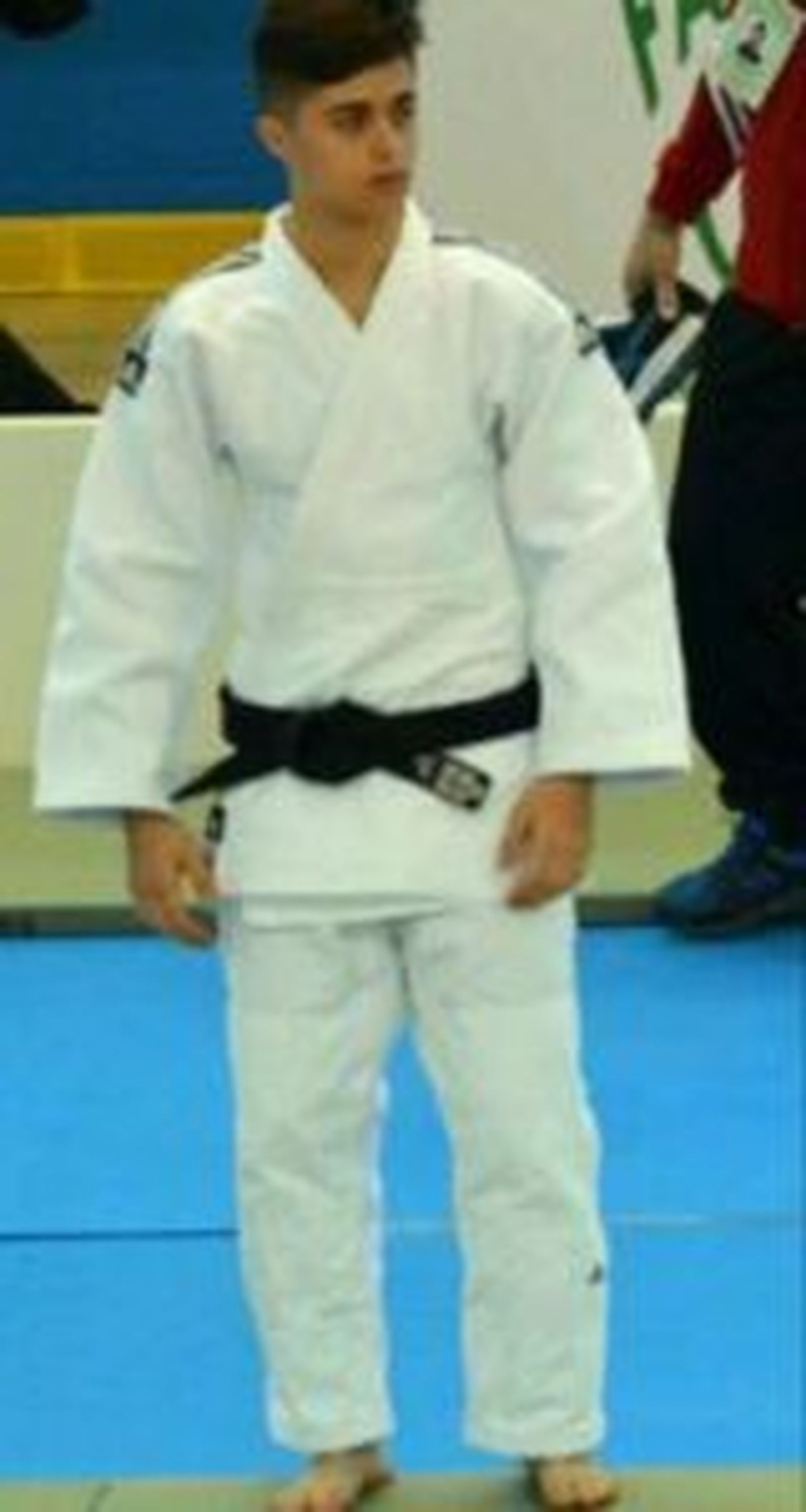 Fran Gil Durán, durante una competición.