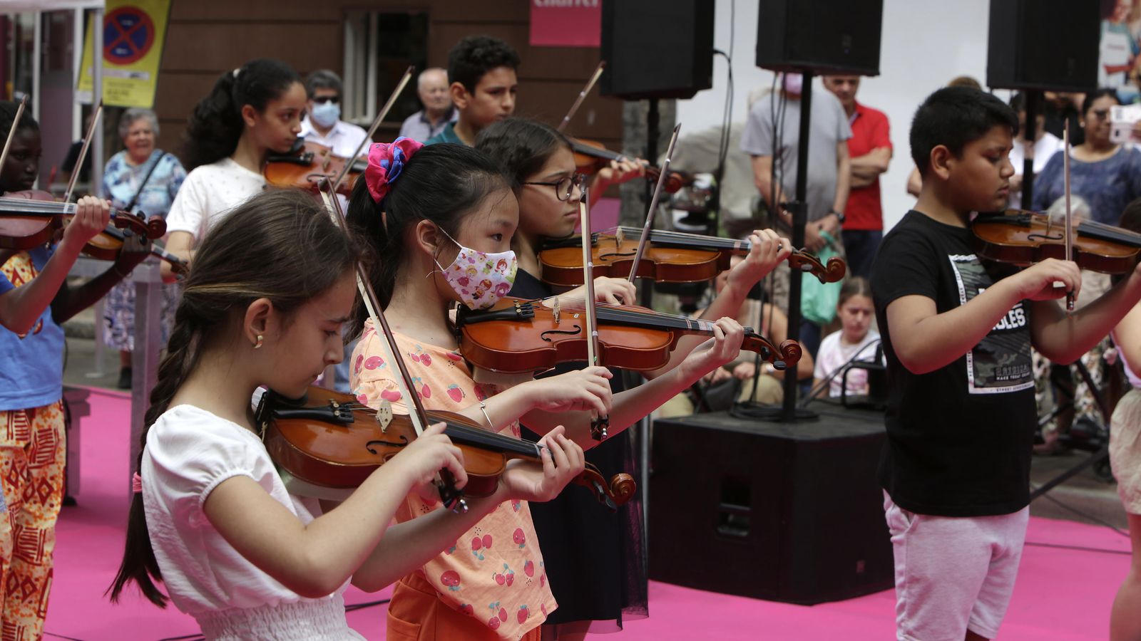 Una de las actividades culturales realizadas durante la jornada de Calle Cultura.