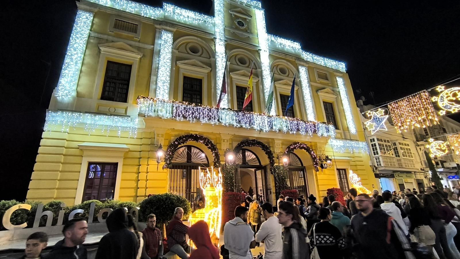 Alumbrado de Navidad en Chiclana, en imágenes