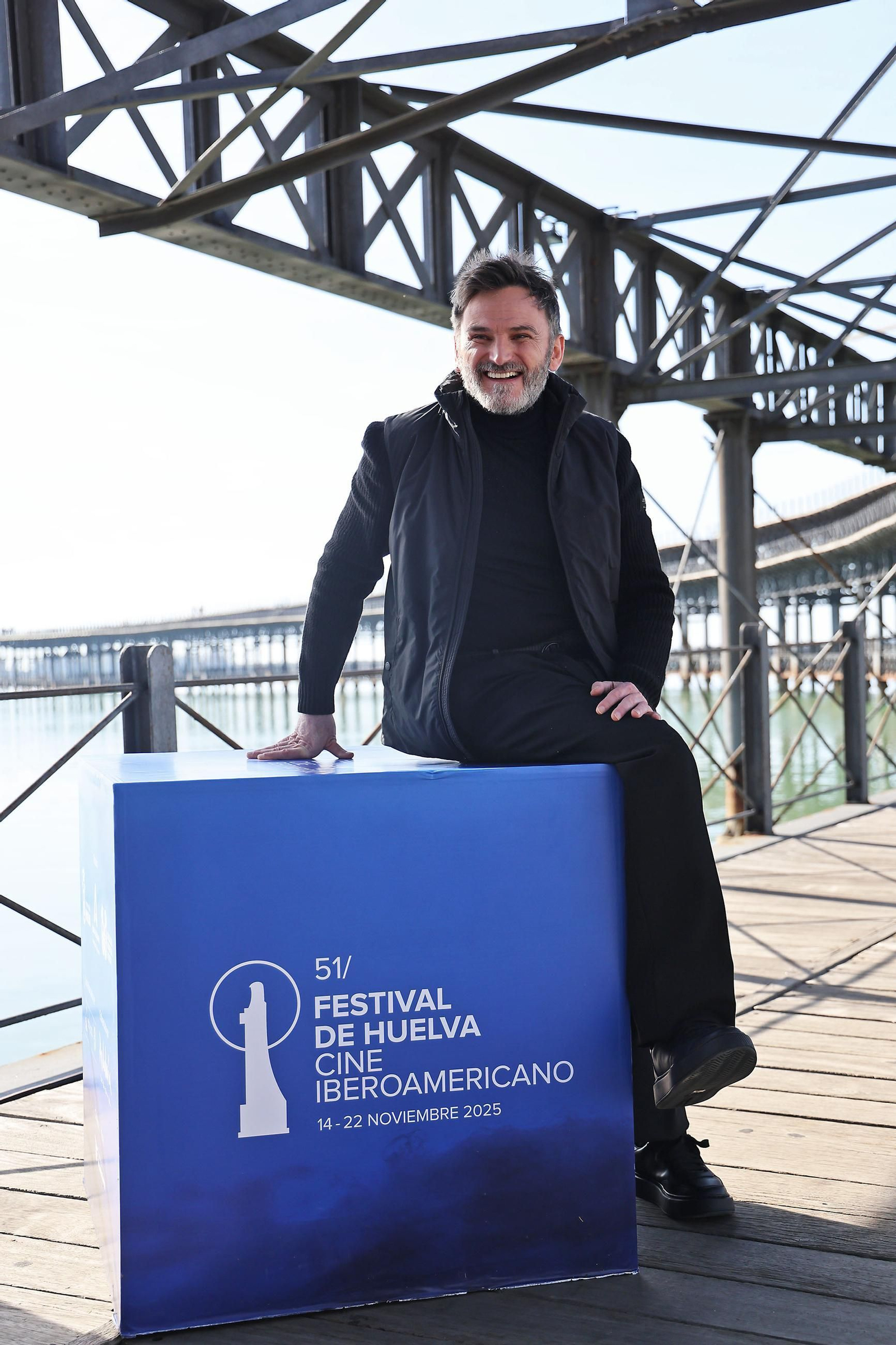 Imágenes de la sesión de fotos con el actor Fernando Tejero para el Festival de Cine Iberoamericano de Huelva