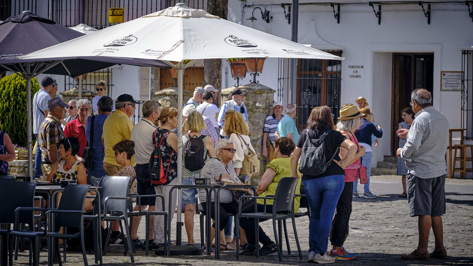 Turistas en Grazalema