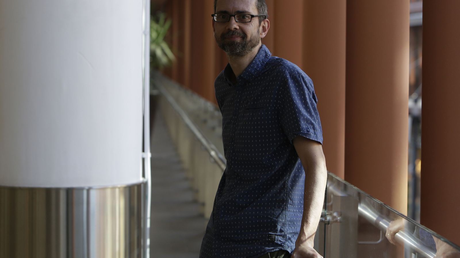 El periodista David Saavedra.