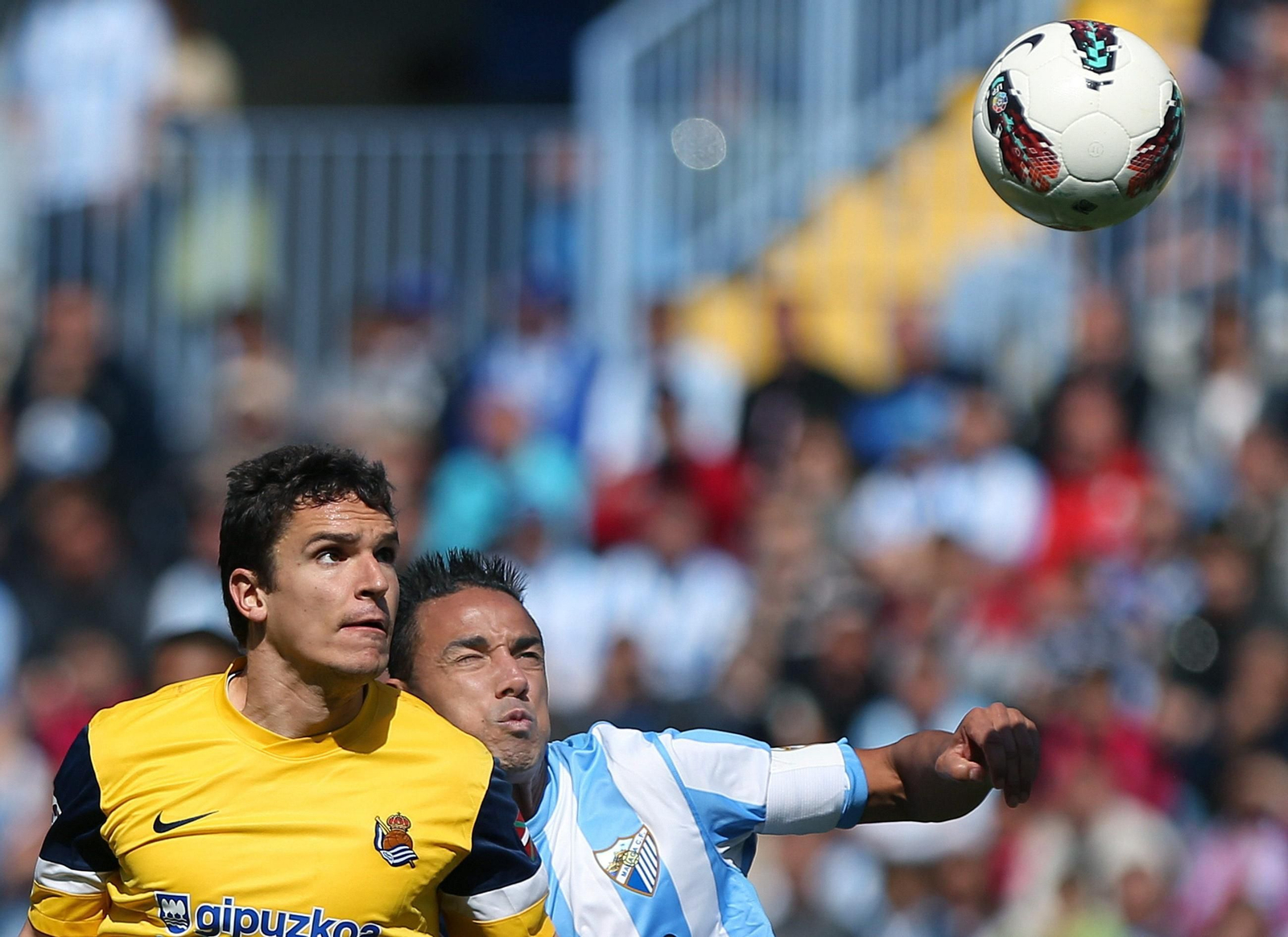 Ansotegi marcó su primer gol en Primera División al Málaga CF