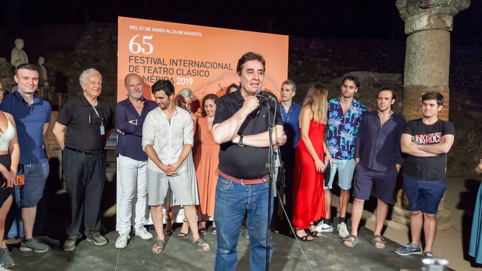 Luis García Montero habla tras el estreno de la obra.