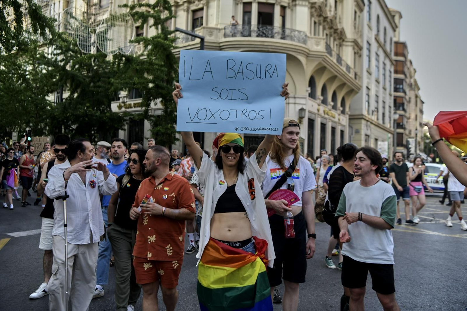 El pregón de Jedet y la marcha del Orgullo en Granada, en imágenes
