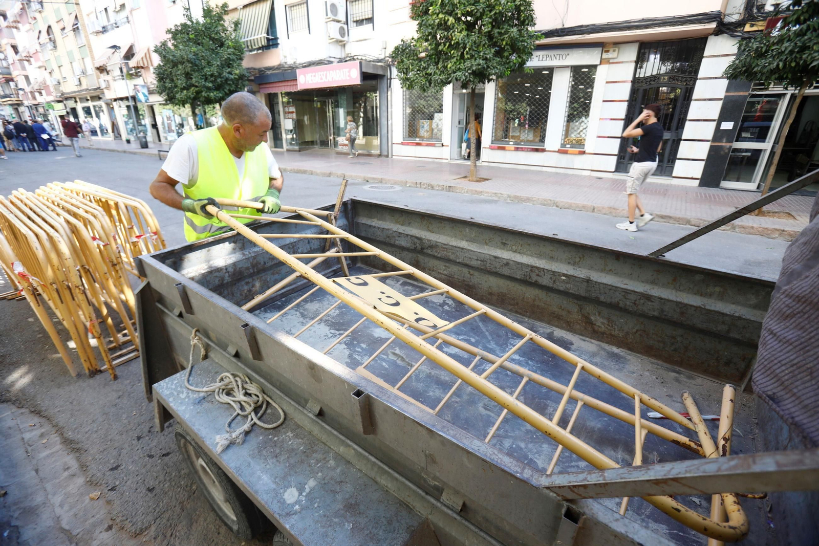 Las imágenes del inicio de las obras de reforma de La Viñuela
