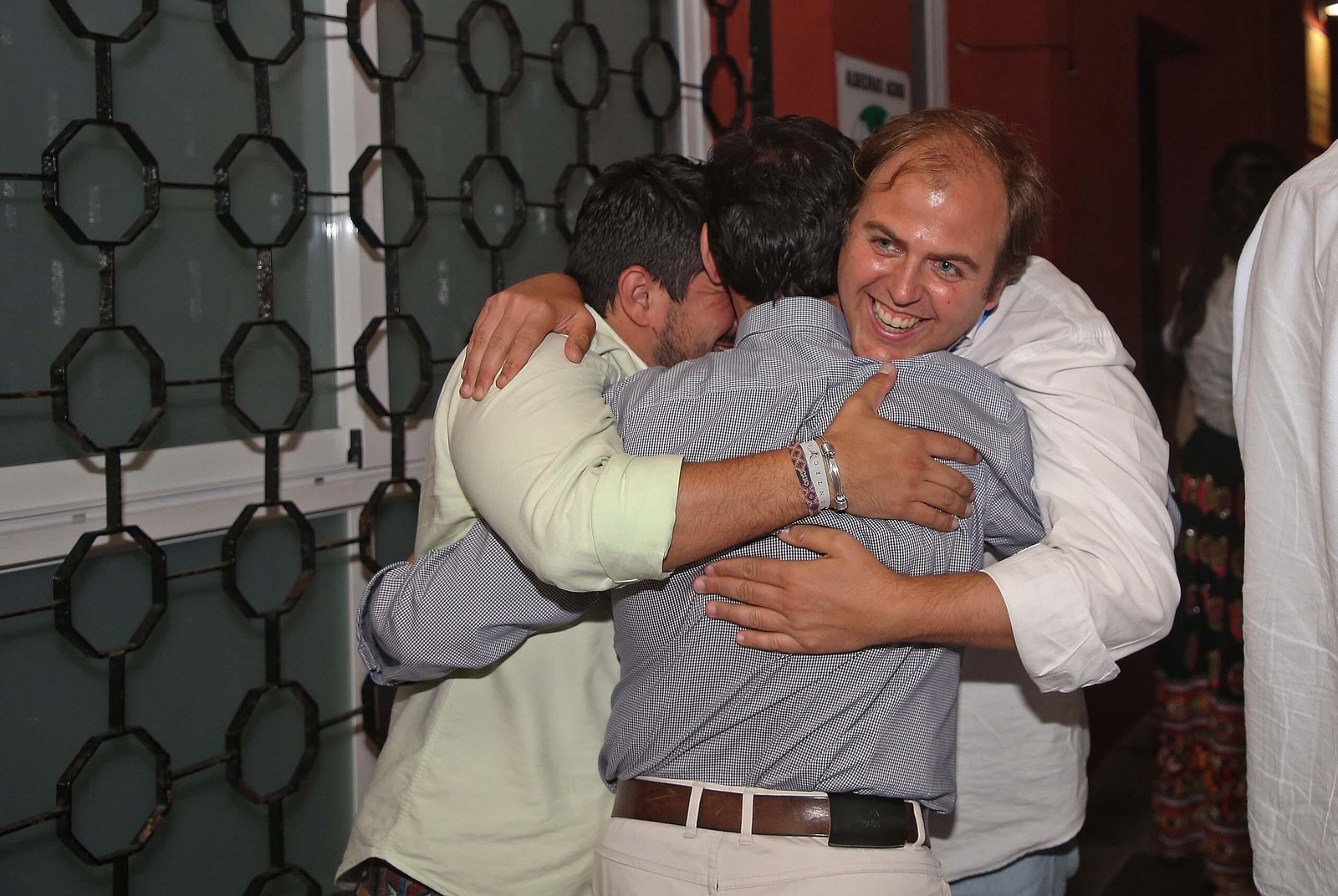 Fotos de la victoria de  José Ignacio Landaluce en las elecciones municipales de Algeciras 2023