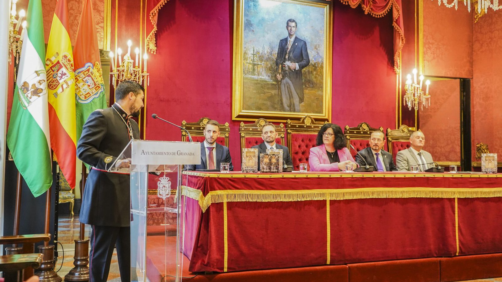 El músico Juan Antonio Martos en la presentación de la guía de Jesús Despojado