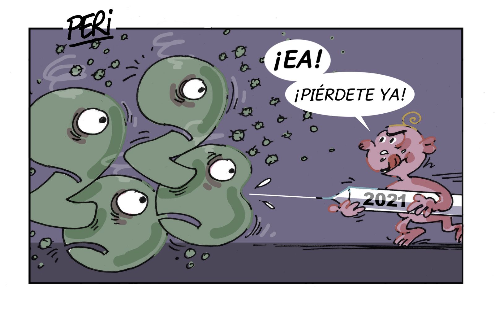 La viñeta de Peri para fin de 2020