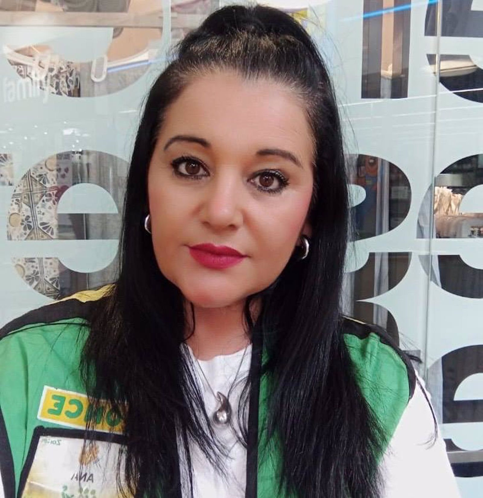 La vendedora Ana Belén Boza.