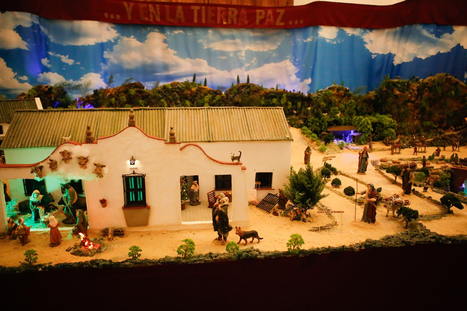 Fotos del belén inspirado en La Polvorilla de Los Barrios
