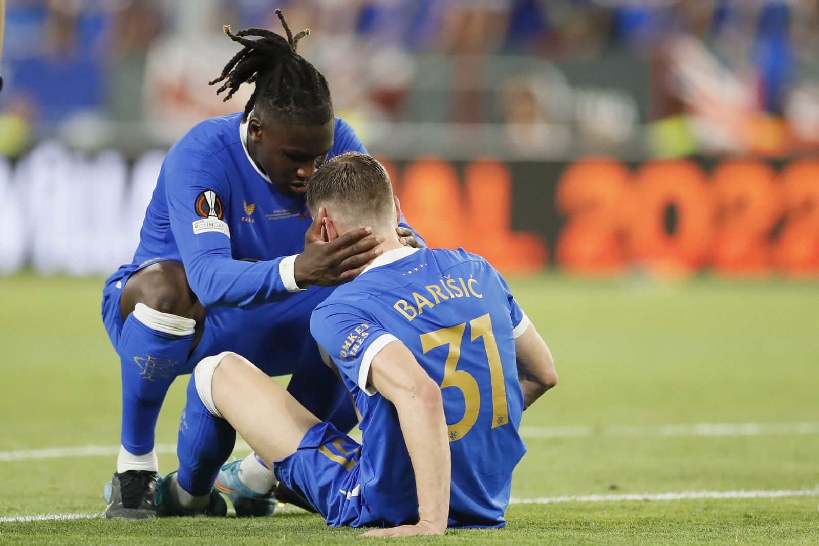 Las imágenes del Entracht-Rangers