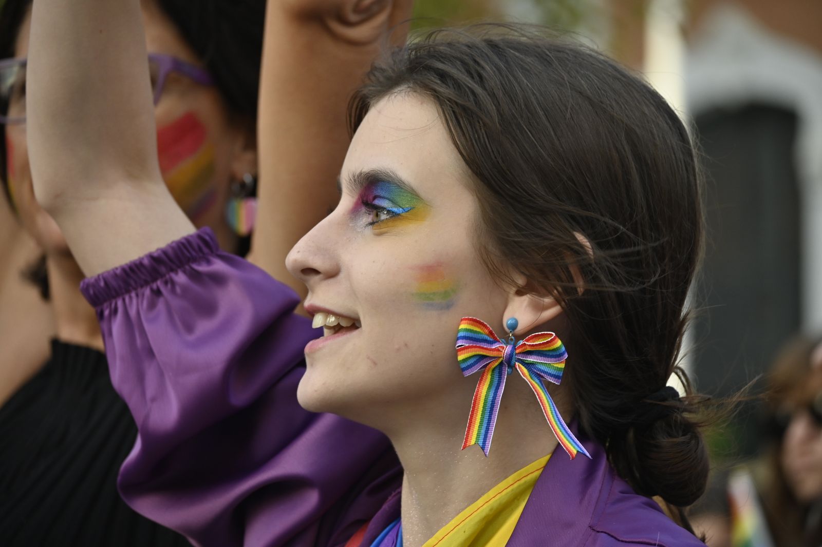Las mejores imágenes de la manifestacióndel del Orgullo LGTBI en Huelva