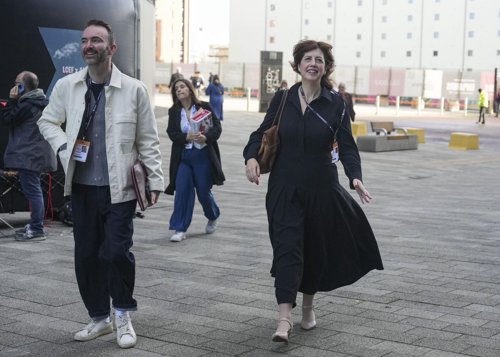 Lucy Powell, el pasado 28 de septiembre en Liverpool.