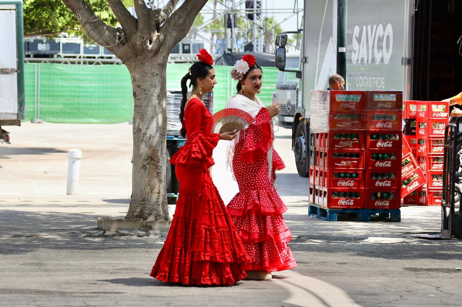 El domingo de Feria en el Real, en imágenes