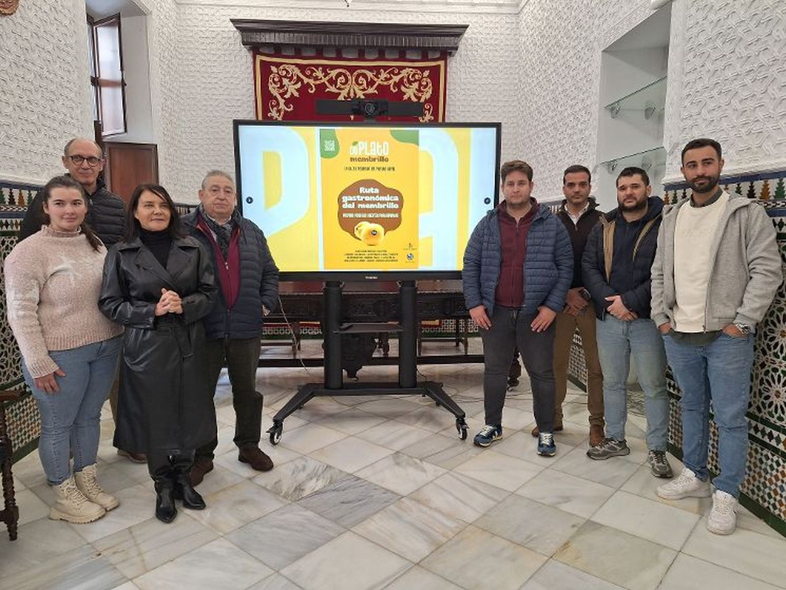 Asistentes a la presentación de la ruta De Plato Membrillo de Puente Genil.