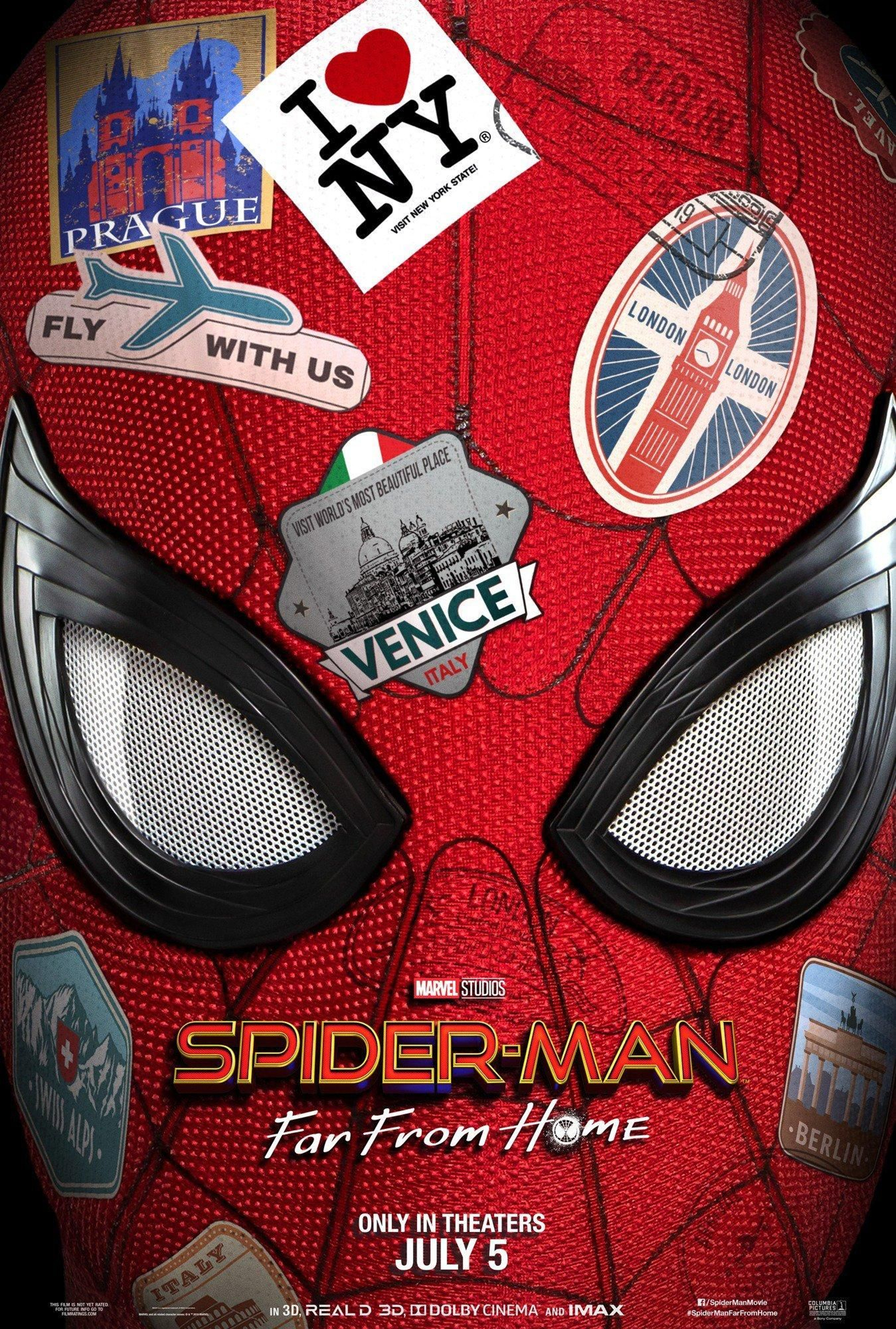 Cartel de 'Spiderman: Lejos de casa' Cartel de 'Spiderman: Lejos de casa'