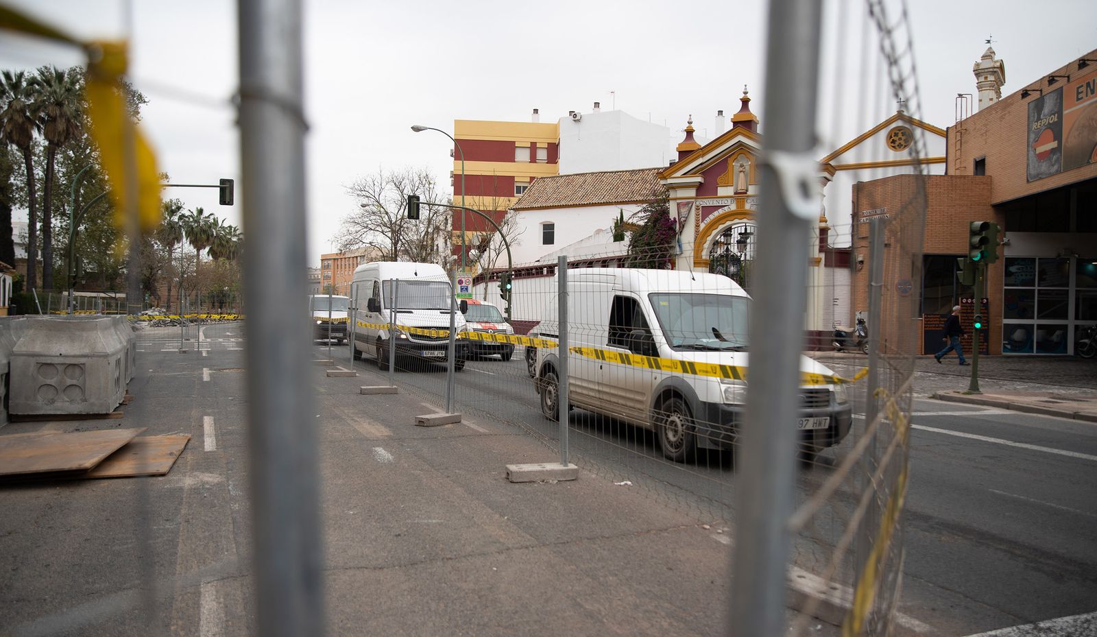 Tráfico y obras en la Ronda de Capuchinos