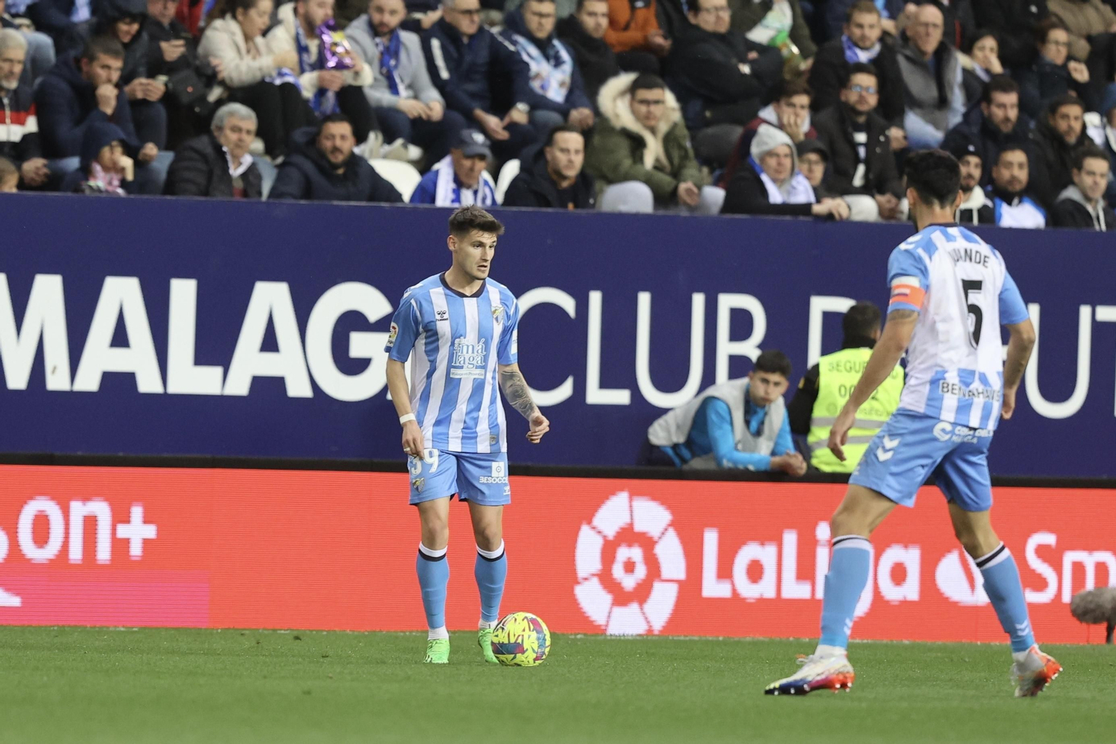 El Málaga CF-Zaragoza, en fotos