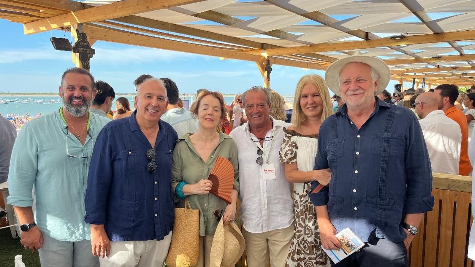 Guillermo Marchante, Jesús Núñez, Teresa Manera, Rafael Hidalgo y los duques de Medina Sidonia coincidieron en el recinto de Carreras.