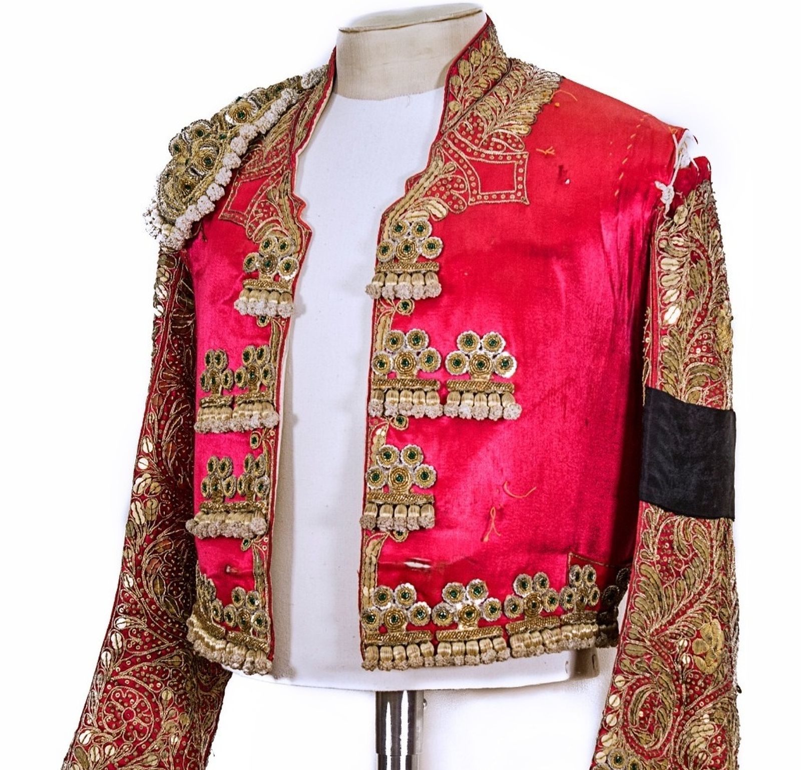 Traje que llevó Lalanda en su despedida.