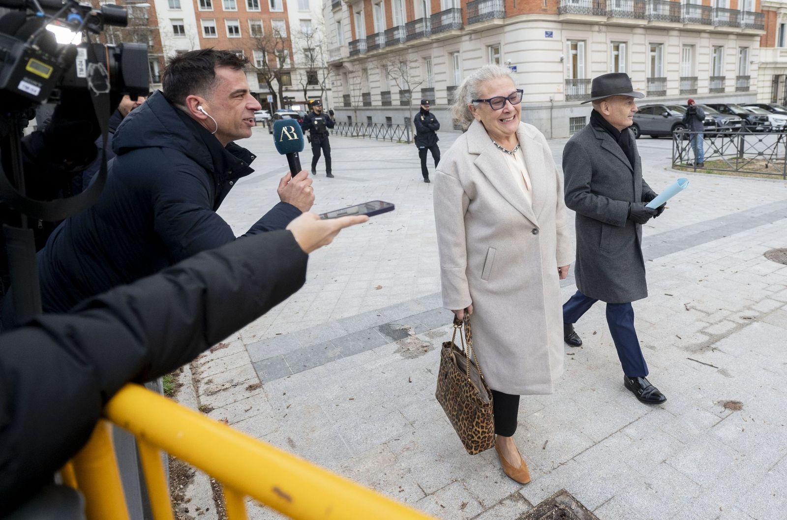 La empresaria Carmen Pano, a su llegada a la Audiencia Nacional para declarar por el caso Hidrocarburos.