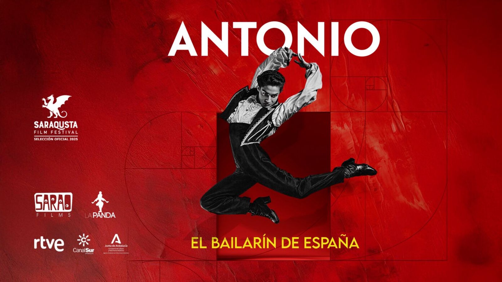 Cartel de 'Antonio, el bailarín de España' de Paco Ortiz.