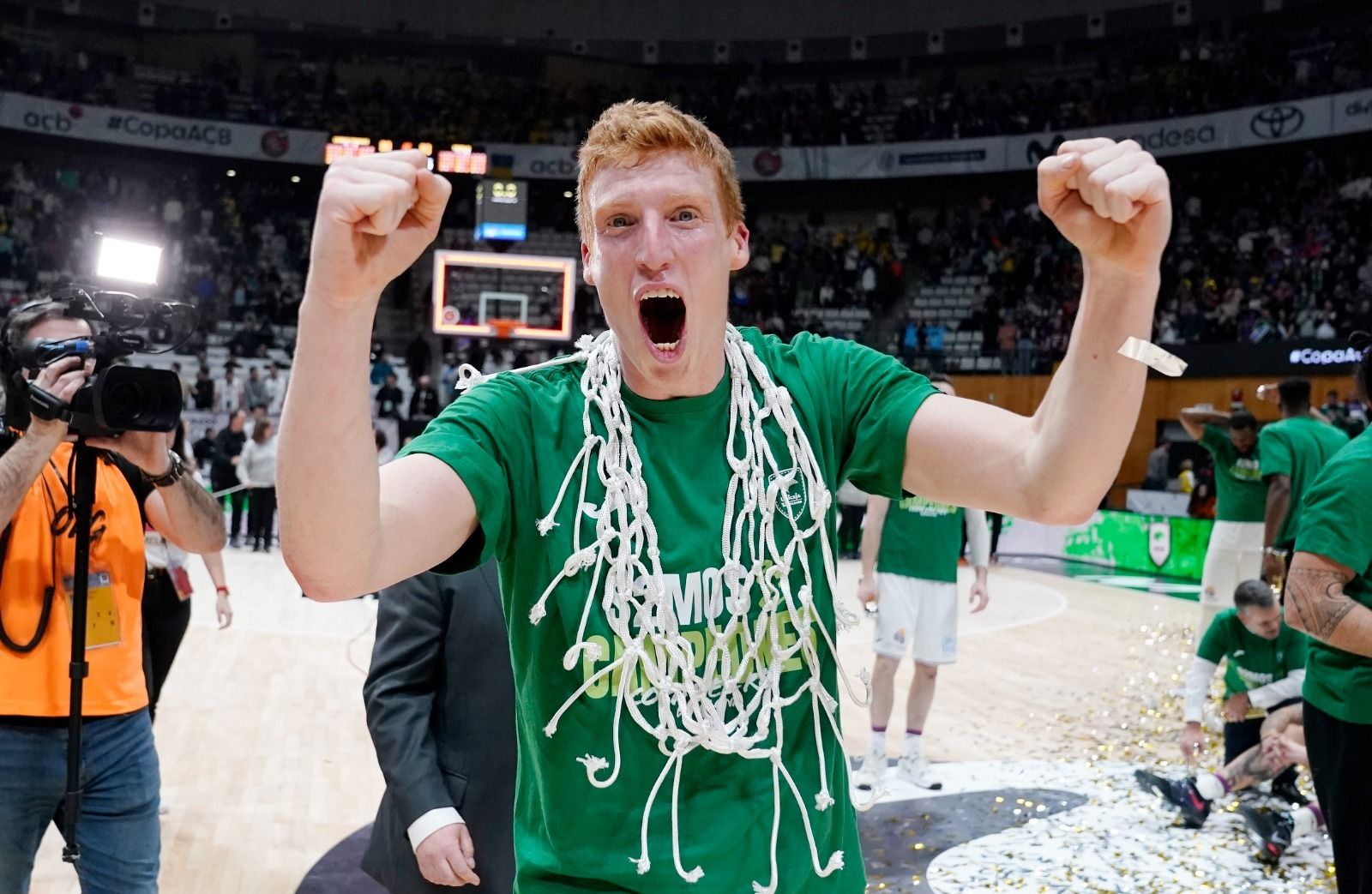 La celebración del Unicaja como campeón de la Copa del Rey, en imágenes