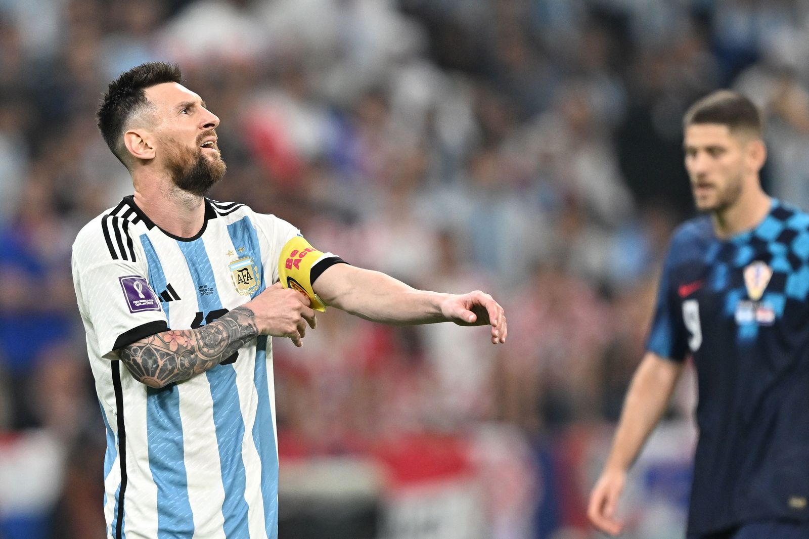 Las fotos de Messi contra Croacia