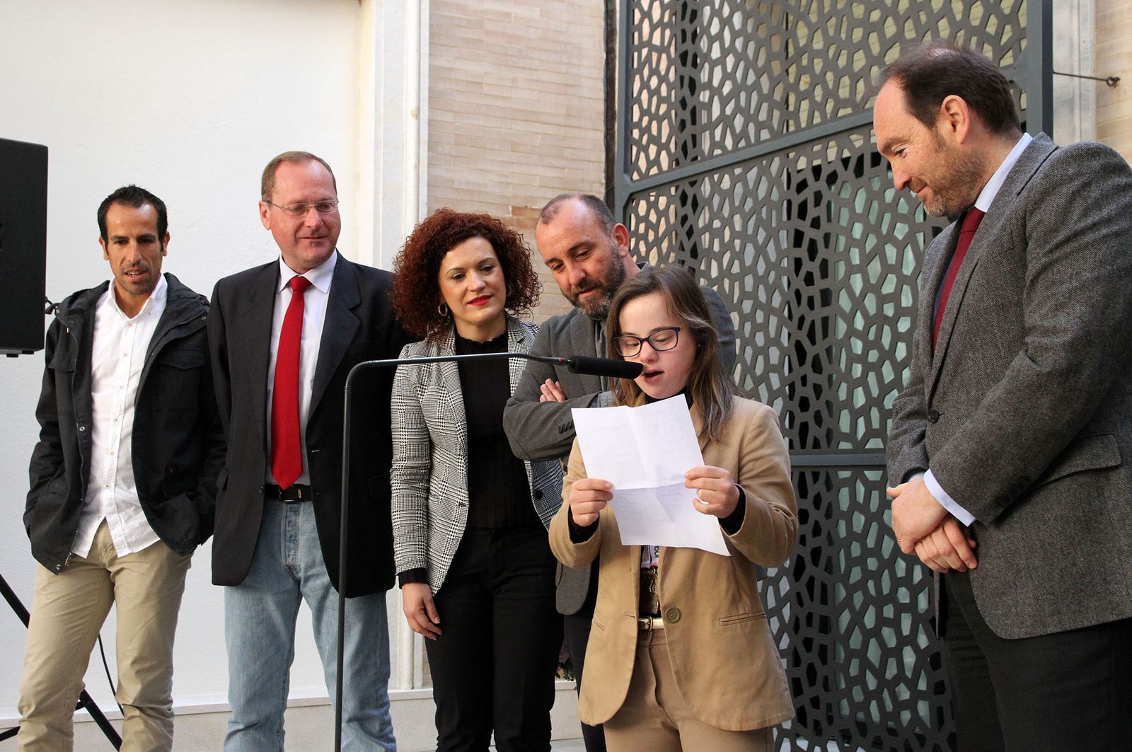 Blanca Betanzos recibida en la Diputación de Huelva, en imágenes