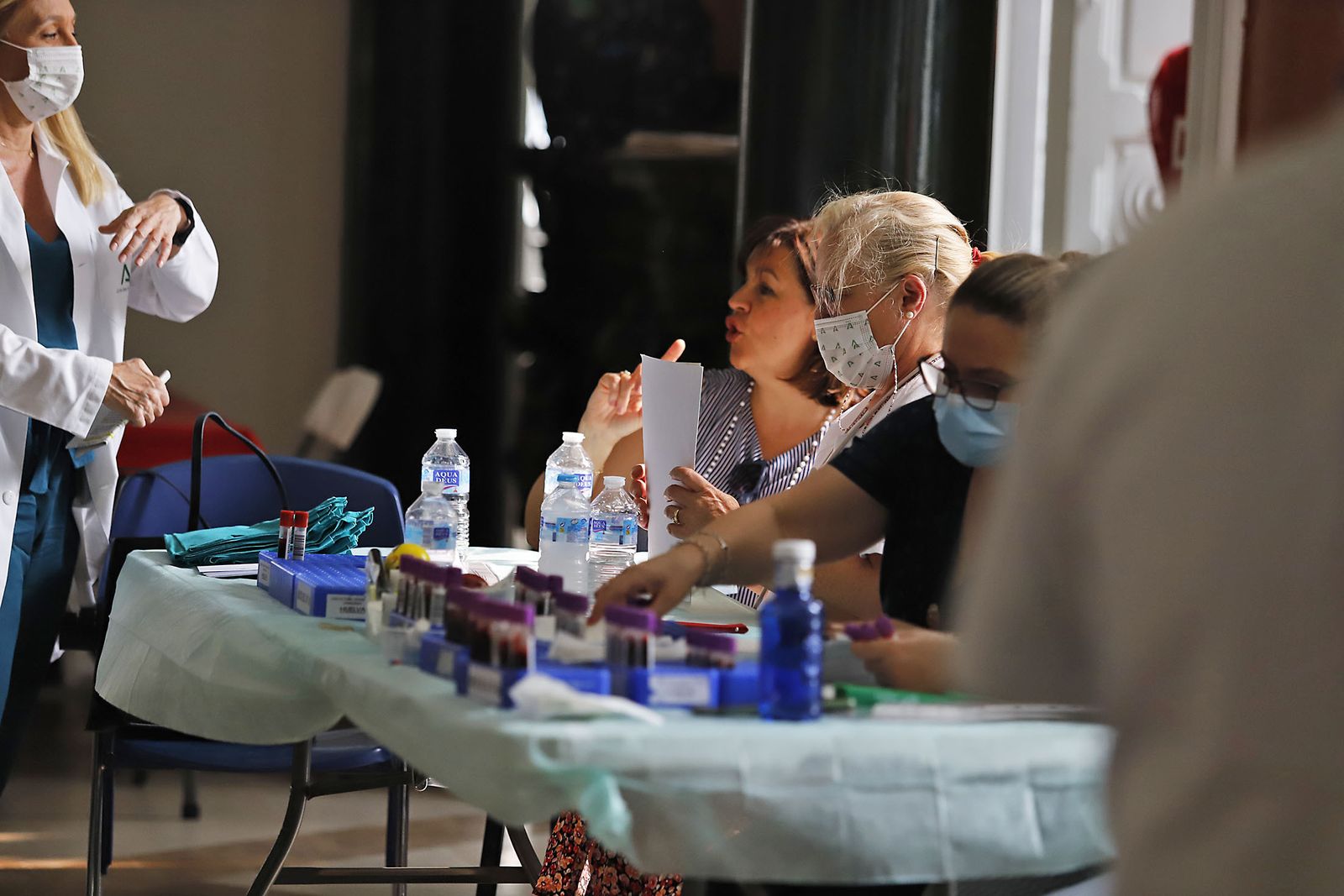 Imágenes de la Macrocolecta de sangre en la Casa Colón